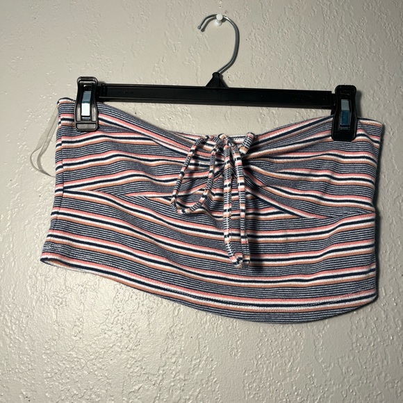 Aeropostale Tops - Aeropostale Striped Camisole - Blue, Pink, White Colorful Summer Top SZ M Tie
